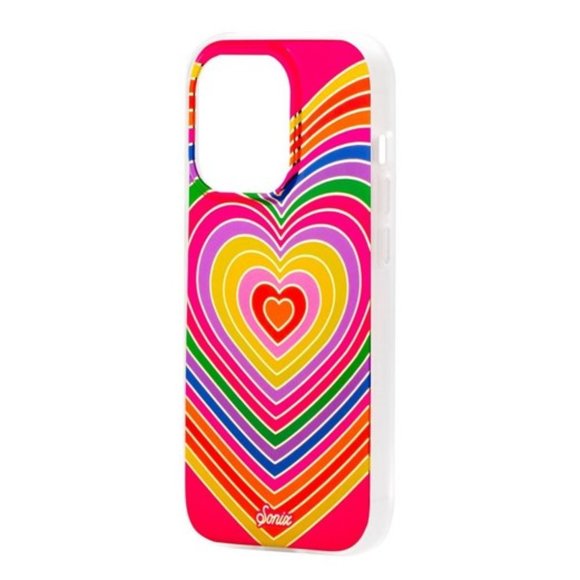Sonix Protective Rainbow Hearts Case for Apple iPhone 14 Pro Case MagSafe NWT - Picture 4 of 5